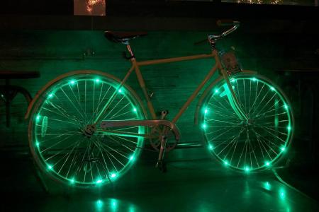 super cool led bike wheel lights